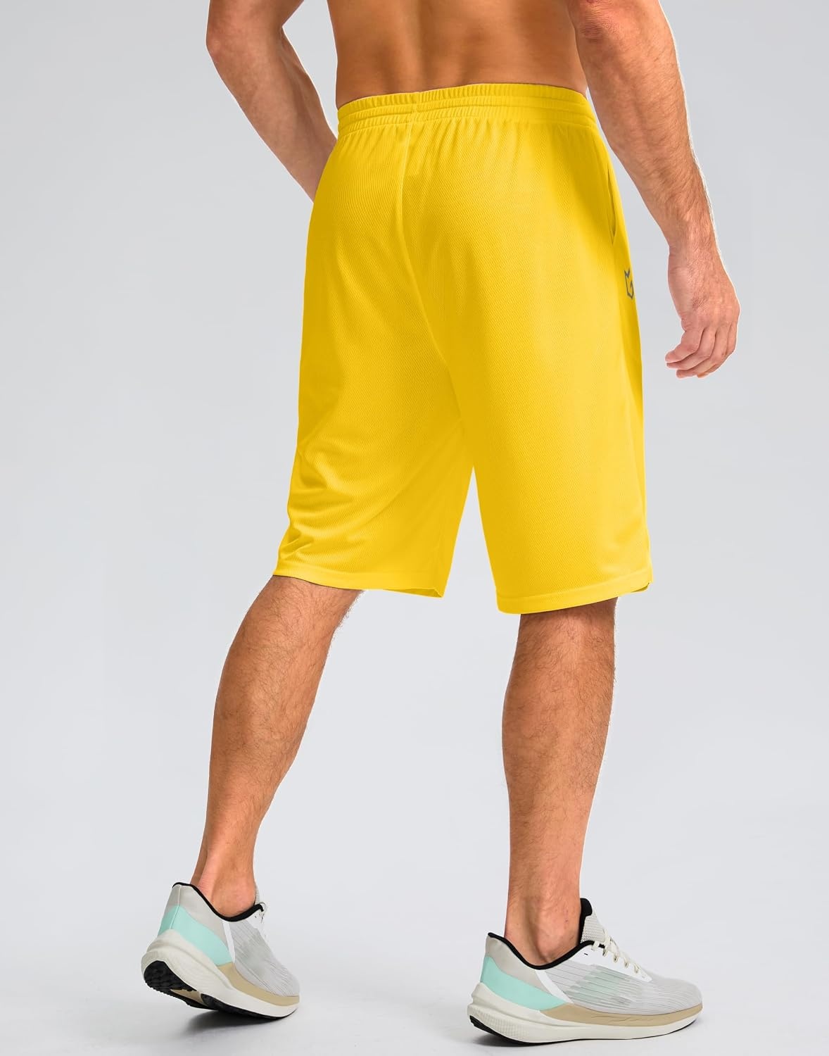 image:imageG Gradual Mens Athletic Shorts with Pockets 9 11 Long Basketball ShortsYellow
