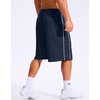 G Gradual Men’s 12″ Long Basketball Shorts with Pockets(Navy)