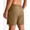 G Gradual Men’s Athletic Running Shorts Zip Pocket Quick Dry(Dark Khaki)