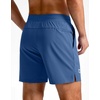G Gradual Men’s Athletic Running Shorts Zip Pocket Quick Dry(Dust Blue)