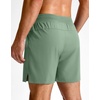 G Gradual Men’s Athletic Running Shorts Zip Pocket Quick Dry(Green Bamboo)