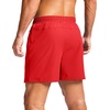 G Gradual Men’s Athletic Running Shorts with 2 Zipper Pockets 7″/ 5″/ 9″(Deep Red)
