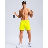 G Gradual Men’s Athletic Running Shorts with 2 Zipper Pockets 7″/ 5″/ 9″(Fluorescent Yellow)