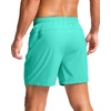 G Gradual Men’s Athletic Running Shorts with 2 Zipper Pockets 7″/ 5″/ 9″(Light Green)