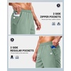 G Gradual Men’s Athletic Running Shorts with 2 Zipper Pockets 7″/ 5″/ 9″(Lodenfrost)