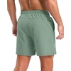 G Gradual Men’s Athletic Running Shorts with 2 Zipper Pockets 7″/ 5″/ 9″(Lodenfrost)