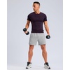 G Gradual Men’s Athletic Running Shorts with 2 Zipper Pockets 7″/ 5″/ 9″(Platinum Grey)