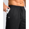 G Gradual Men’s Athletic Shorts with Pockets 9″/ 11″ Long Basketball Shorts(Black)