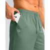 G Gradual Men’s Athletic Shorts with Pockets 9″/ 11″ Long Basketball Shorts(Lodenfrost)
