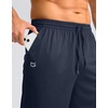 G Gradual Men’s Athletic Shorts with Pockets 9″/ 11″ Long Basketball Shorts(Navy)