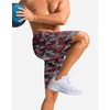 G Gradual Men’s Athletic Shorts with Pockets 9″/ 11″ Long Basketball Shorts(Red Camo)