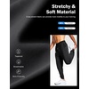G Gradual Men’s Joggers Athletic Workout Pants with Pockets(Black)