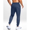 G Gradual Men’s Joggers Athletic Workout Pants with Pockets(Heathered Academy Blue)