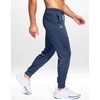 G Gradual Men’s Joggers Athletic Workout Pants with Pockets(Heathered Academy Blue)