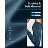 G Gradual Men’s Joggers Athletic Workout Pants with Pockets(Heathered Cobalt Blue)
