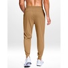 G Gradual Men’s Joggers Athletic Workout Pants with Pockets(Khaki Sand)