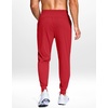 G Gradual Men’s Joggers Athletic Workout Pants with Pockets(Power Red)