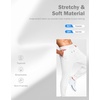 G Gradual Men’s Joggers Athletic Workout Pants with Pockets(White)