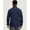 G Gradual Mens Quarter Zip Pullover Fleece with Zipper Pockets(Navy Blue)