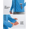 G Gradual Mens UPF50+ Sun Hoodie Jacket Zip Up Hooded Hiking Fishing Shirts(Blue Fish)
