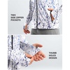 G Gradual Mens UPF50+ Sun Hoodie Jacket Zip Up Hooded Hiking Fishing Shirts(Blue Splashed)