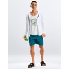 G Gradual Mens UPF50+ Sun Hoodie Jacket Zip Up Hooded Hiking Fishing Shirts(White)