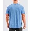 G Gradual Mens Workout Dry Fit Shirts Athletic Performance T-Shirts(Azure Blue)
