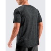 G Gradual Mens Workout Dry Fit Shirts Athletic Performance T-Shirts(Black)