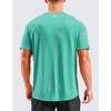 G Gradual Mens Workout Dry Fit Shirts Athletic Performance T-Shirts(Cascadia Green)