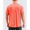 G Gradual Mens Workout Dry Fit Shirts Athletic Performance T-Shirts(Coral Orange)