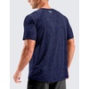 G Gradual Mens Workout Dry Fit Shirts Athletic Performance T-Shirts(Navy)