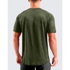 G Gradual Mens Workout Dry Fit Shirts Athletic Performance T-Shirts(Olive)