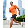 G Gradual Mens Workout Dry Fit Shirts Athletic Performance T-Shirts(Orange)