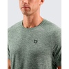 G Gradual Mens Workout Dry Fit Shirts Athletic Performance T-Shirts(Sage Green)