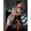 G Gradual Mens Workout Dry Fit Shirts Athletic Performance T-Shirts(Taupe)