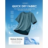 G Gradual Mens Workout Dry Fit Shirts Athletic Performance T-Shirts(Teal Green)