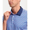 Men’s Golf Polo Shirts Dry Fit Print Golf Shirts for Men Breathable(Checkerboard)