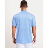 Men’s Golf Polo Shirts Dry Fit Print Golf Shirts for Men Breathable(Coconut Tree)