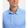 Men’s Golf Polo Shirts Dry Fit Print Golf Shirts for Men Breathable(Coconut Tree)