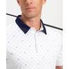 Men’s Golf Polo Shirts Dry Fit Print Golf Shirts for Men Breathable(Golf Club Dot)