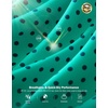 Men’s Golf Polo Shirts Dry Fit Print Golf Shirts for Men Breathable(Green Polka Dot)