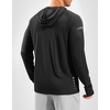 Men’s Sun Protection Hoodie Shirts Long Sleeve UPF 50+ Swim Shirts(Black)