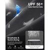 Men’s Sun Protection Hoodie Shirts Long Sleeve UPF 50+ Swim Shirts(Dark Grey)