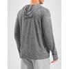 Men’s Sun Protection Hoodie Shirts Long Sleeve UPF 50+ Swim Shirts(Heather Dusty White)