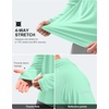 Men’s Sun Protection Hoodie Shirts Long Sleeve UPF 50+ Swim Shirts(Mint Green)