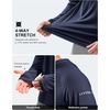 Men’s Sun Protection Hoodie Shirts Long Sleeve UPF 50+ Swim Shirts(Navy)