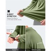 Men’s Sun Protection Hoodie Shirts Long Sleeve UPF 50+ Swim Shirts(Olive)