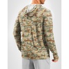 Men’s Sun Protection Hoodie Shirts Long Sleeve UPF 50+ Swim Shirts(Olivine Camo)