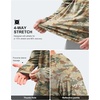 Men’s Sun Protection Hoodie Shirts Long Sleeve UPF 50+ Swim Shirts(Olivine Camo)