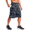 G Gradual Men’s 12″ Long Basketball Shorts with Pockets(Blue Camo)